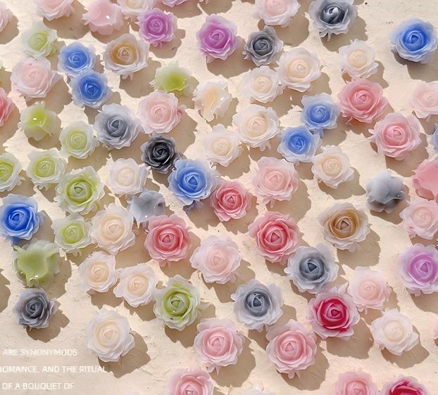 【A3399】新作かわいいバラのパーツ―ライブですくい